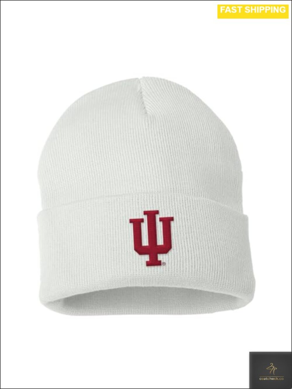 Indiana Hoosiers Cuffed Beanie Solid Knit Acrylic Hat NCAA